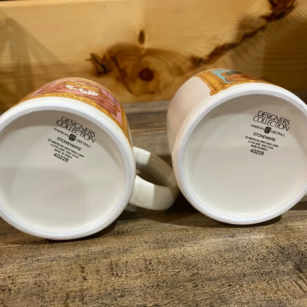 Vtg 1980’s American Greetings Mugs‎
